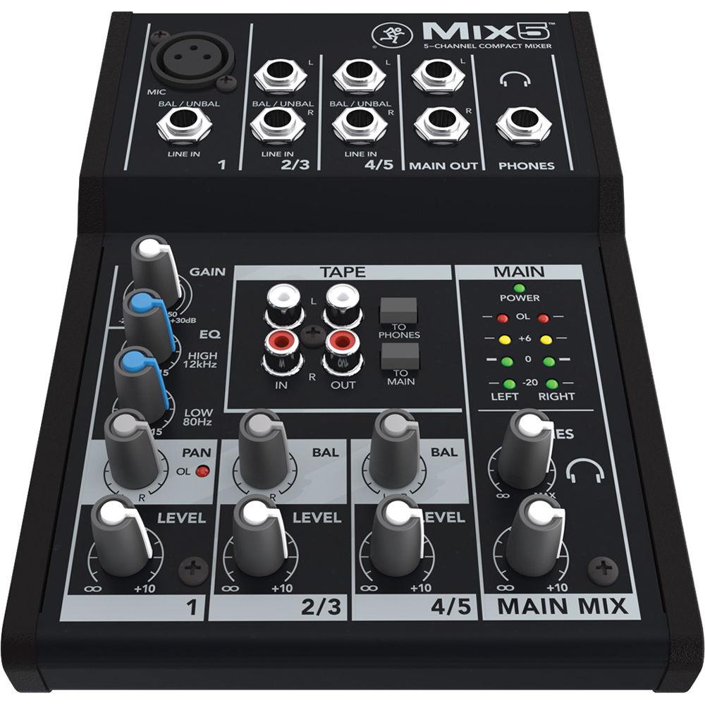 Mackie Mix5 - 5-Channel Compact Mixer