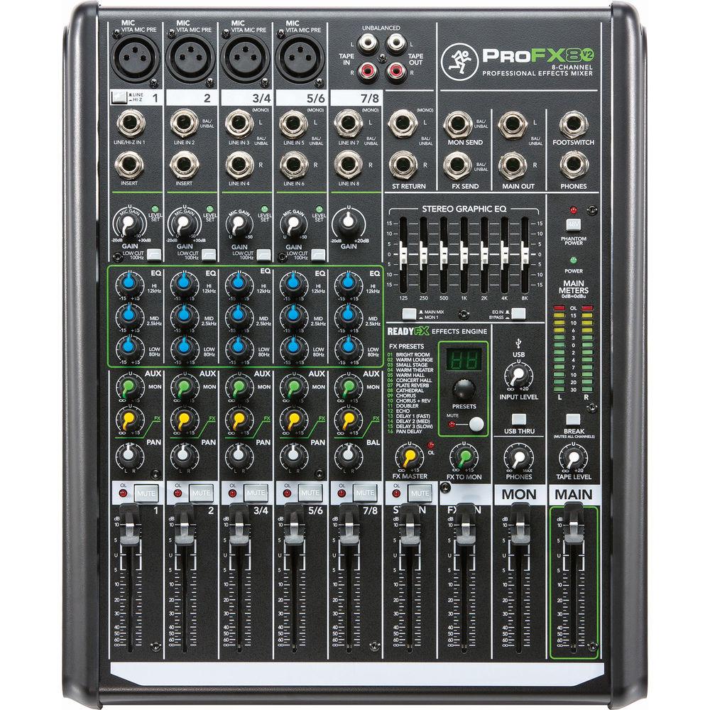 Mackie ProFX8v2 8-Channel Sound Reinforcement Mixer with Built-In FX