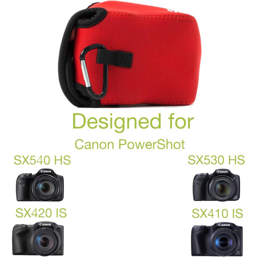 MegaGear MG509 Ultra Light Neoprene Case for Canon PowerShot SX520 SX530