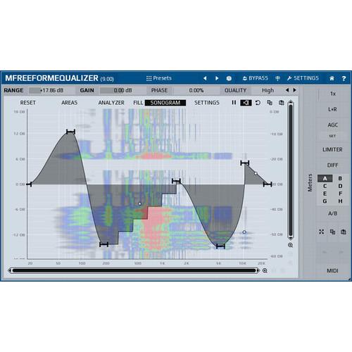 MeldaProduction MFreeformEqualizer - Customizable Filter Shape EQ Plug-In