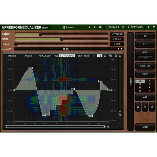 MeldaProduction MFreeformEqualizer - Customizable Filter Shape EQ Plug-In