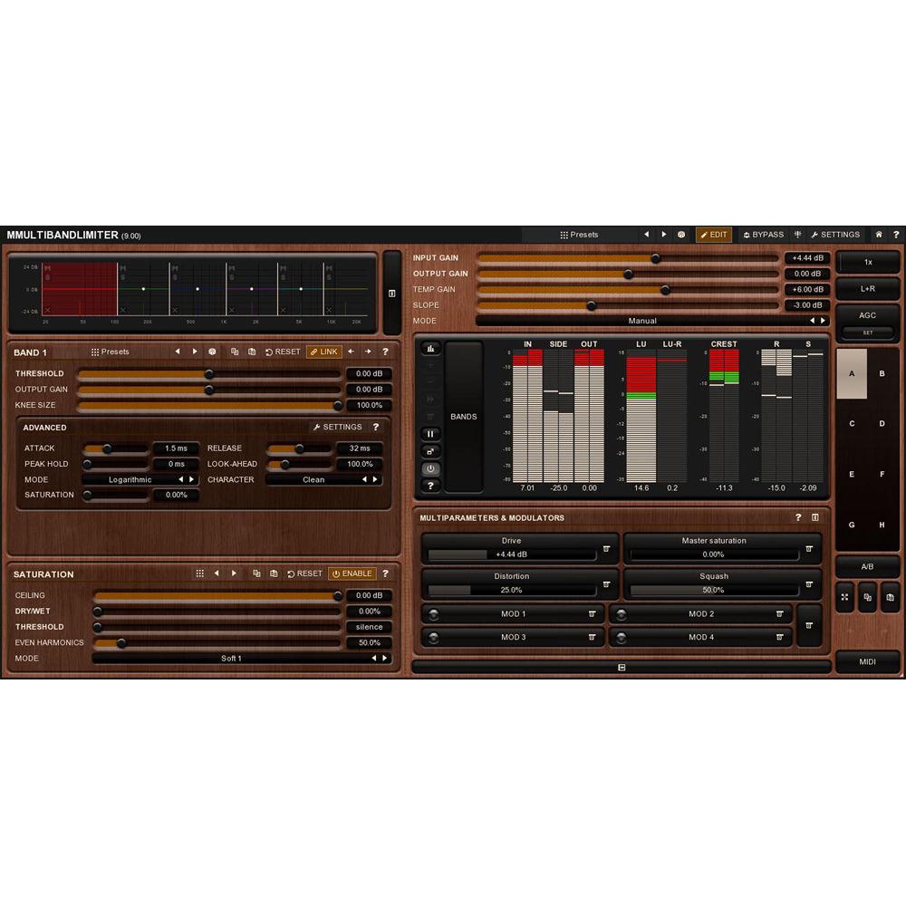 MeldaProduction MMultiBandLimiter - Multiband Limiter and Maximizer Plug-In
