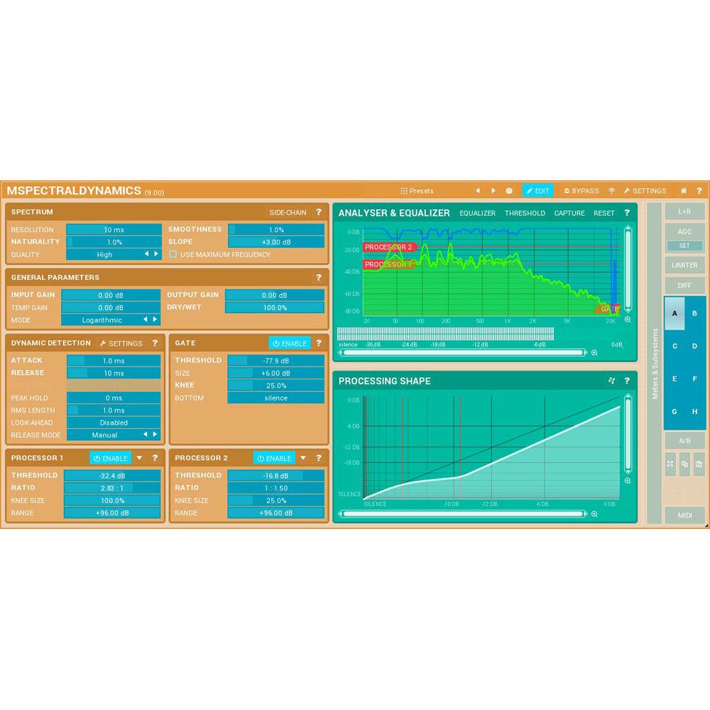 MeldaProduction MSpectralDynamics - Spectral Domain Dynamics Processor Plug-In