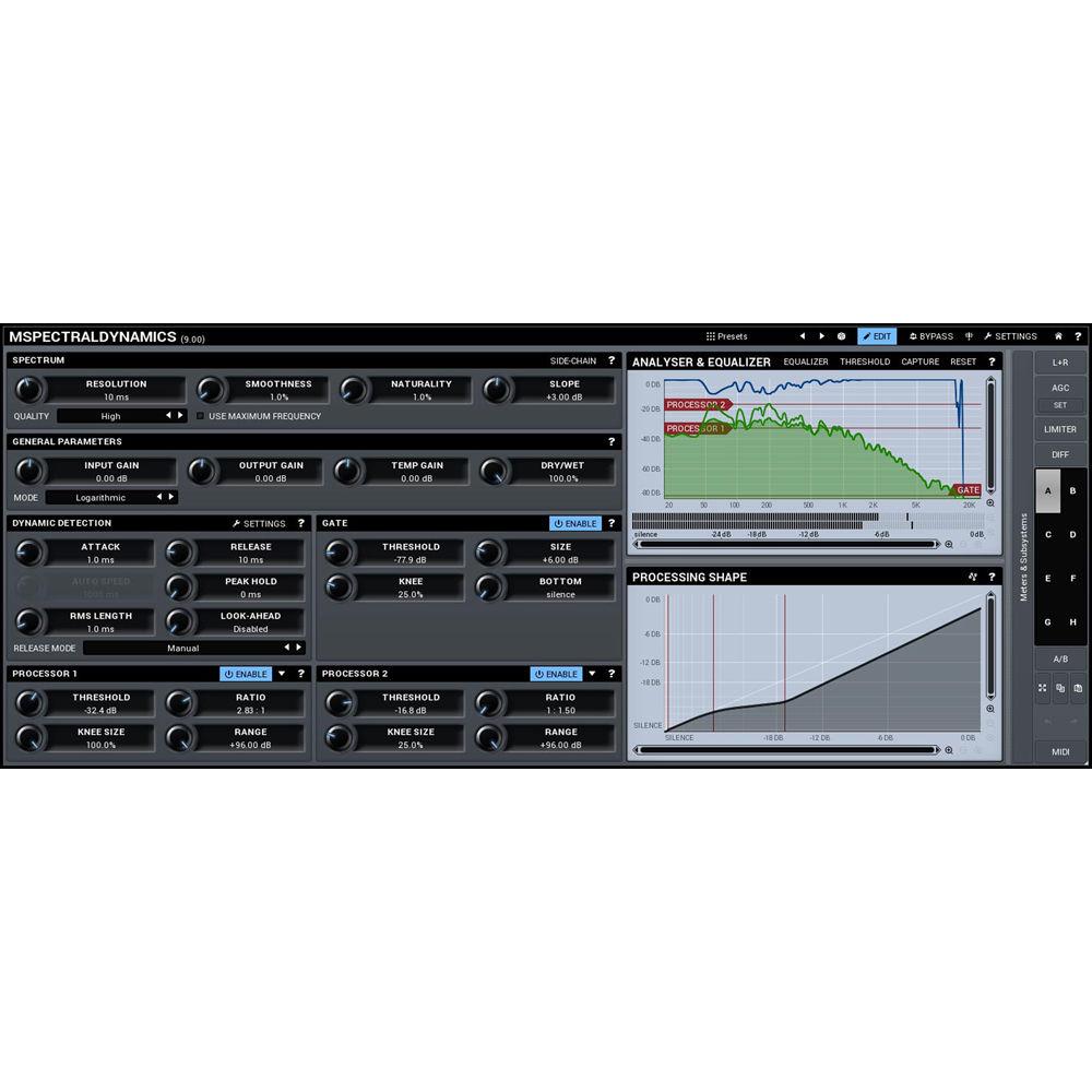 MeldaProduction MSpectralDynamics - Spectral Domain Dynamics Processor Plug-In