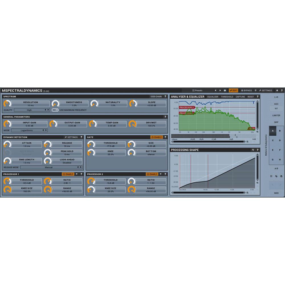 MeldaProduction MSpectralDynamics - Spectral Domain Dynamics Processor Plug-In