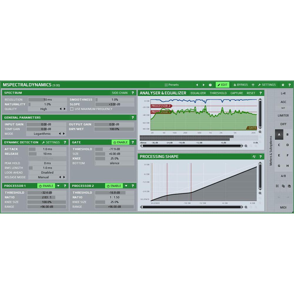 MeldaProduction MSpectralDynamics - Spectral Domain Dynamics Processor Plug-In