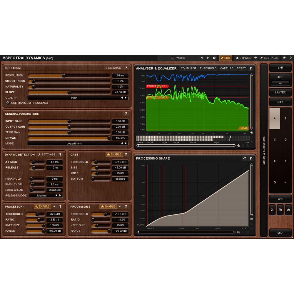 MeldaProduction MSpectralDynamics - Spectral Domain Dynamics Processor Plug-In