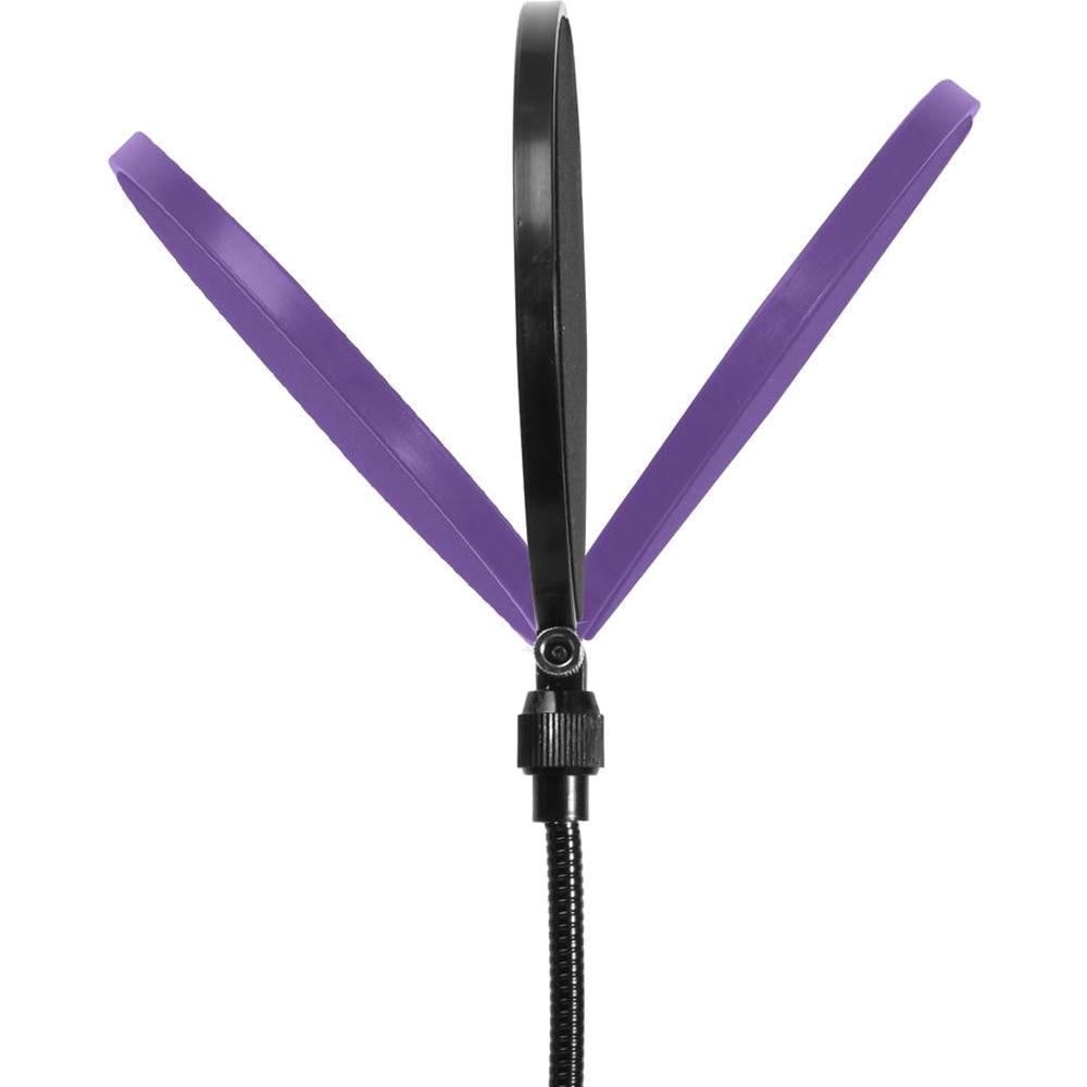 On-Stage Pop Blocker with 12" Flexible Gooseneck & Replacement Liners