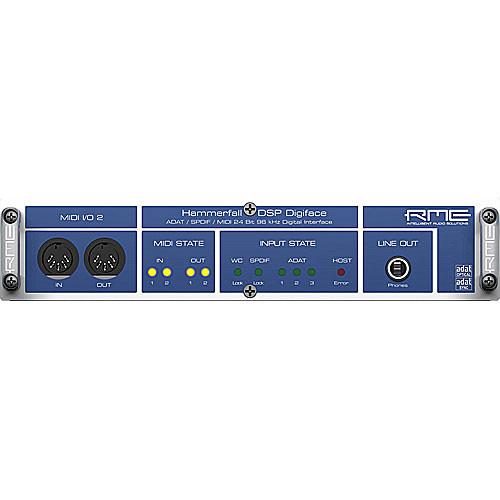 RME Digiface - 52 Channel 24-Bit 96kHz I O Box for Mac OS X and Windows 2000 XP