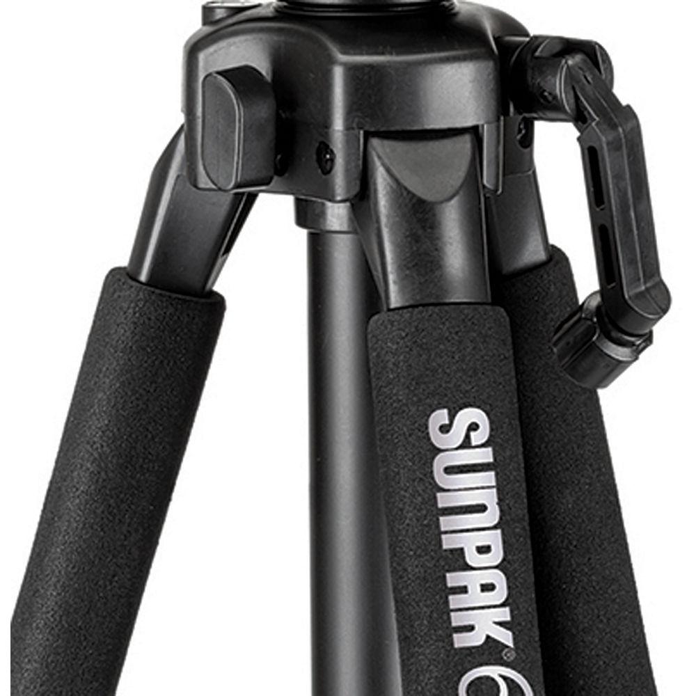 Sunpak 6630LX Medium-Duty Aluminum Tripod