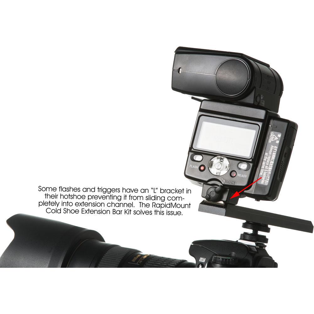 Tether Tools RapidMount Cold Shoe Slider for Extension Bar