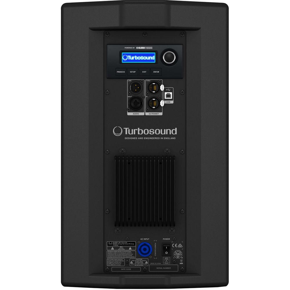 Turbosound NuQ82-AN 600W 2-Way 8" Full-Range Powered Loudspeaker with KLARK TEKNIK DSP Technology and ULTRANET Networking