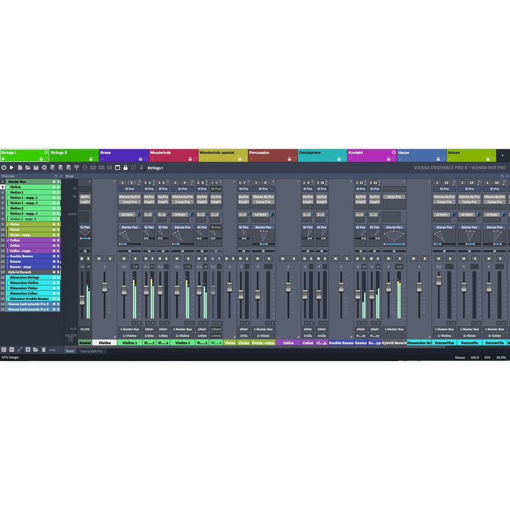 Vienna Symphonic Library Ensemble PRO 6 Upgrade - Mixing and Host Software