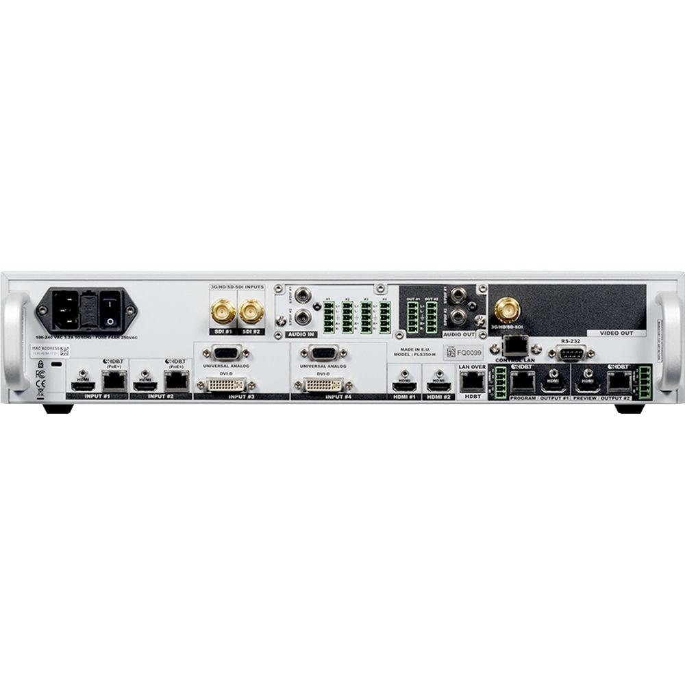 Analog Way 8-Input Hi-Resolution Mixer Seamless Switcher with 2-HDBaseT INs 2-Mirrored HDMI HDBaset OutPuts