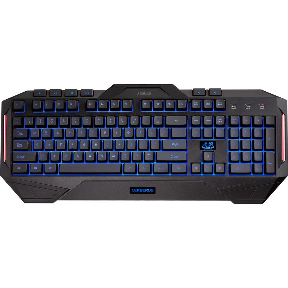 ASUS Cerberus LED Backlit USB Gaming Keyboard with Mouse