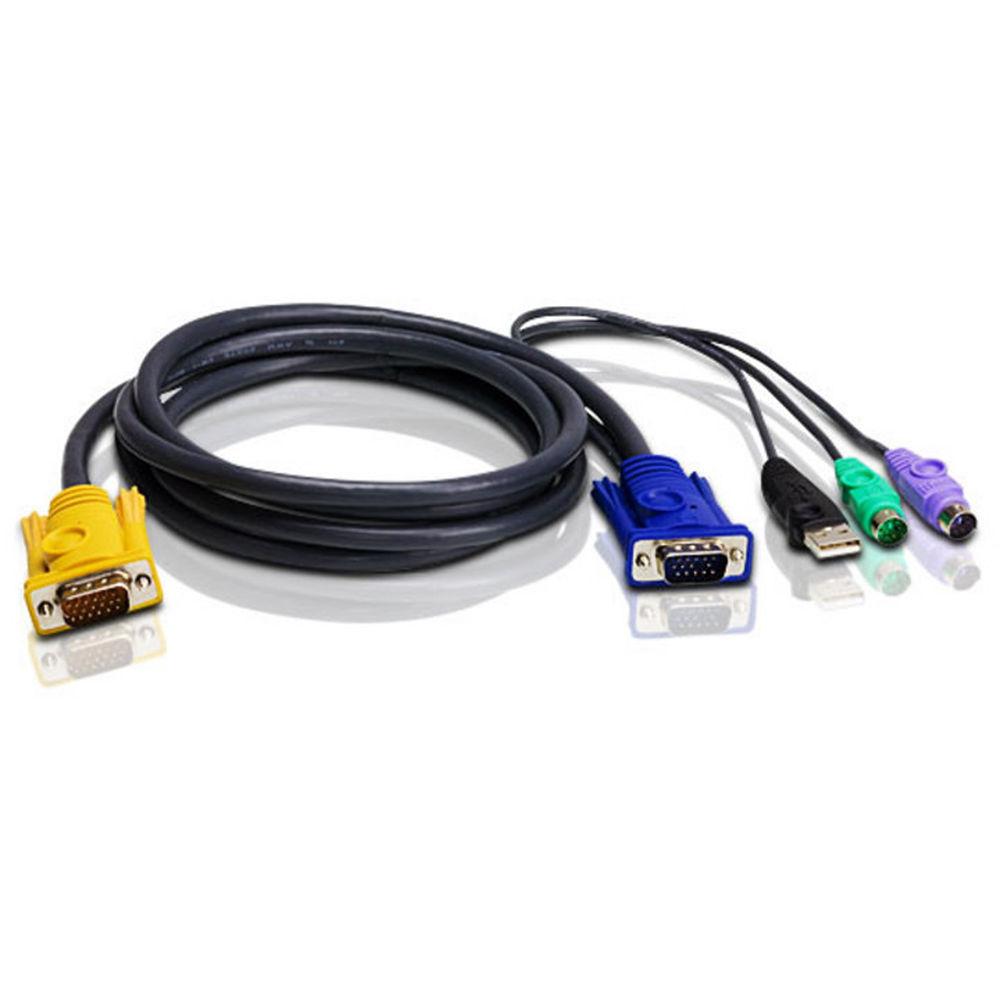 ATEN CL5808NCKIT 8-Port 19" Dual Rail LCD KVM Kit with Eight Cables