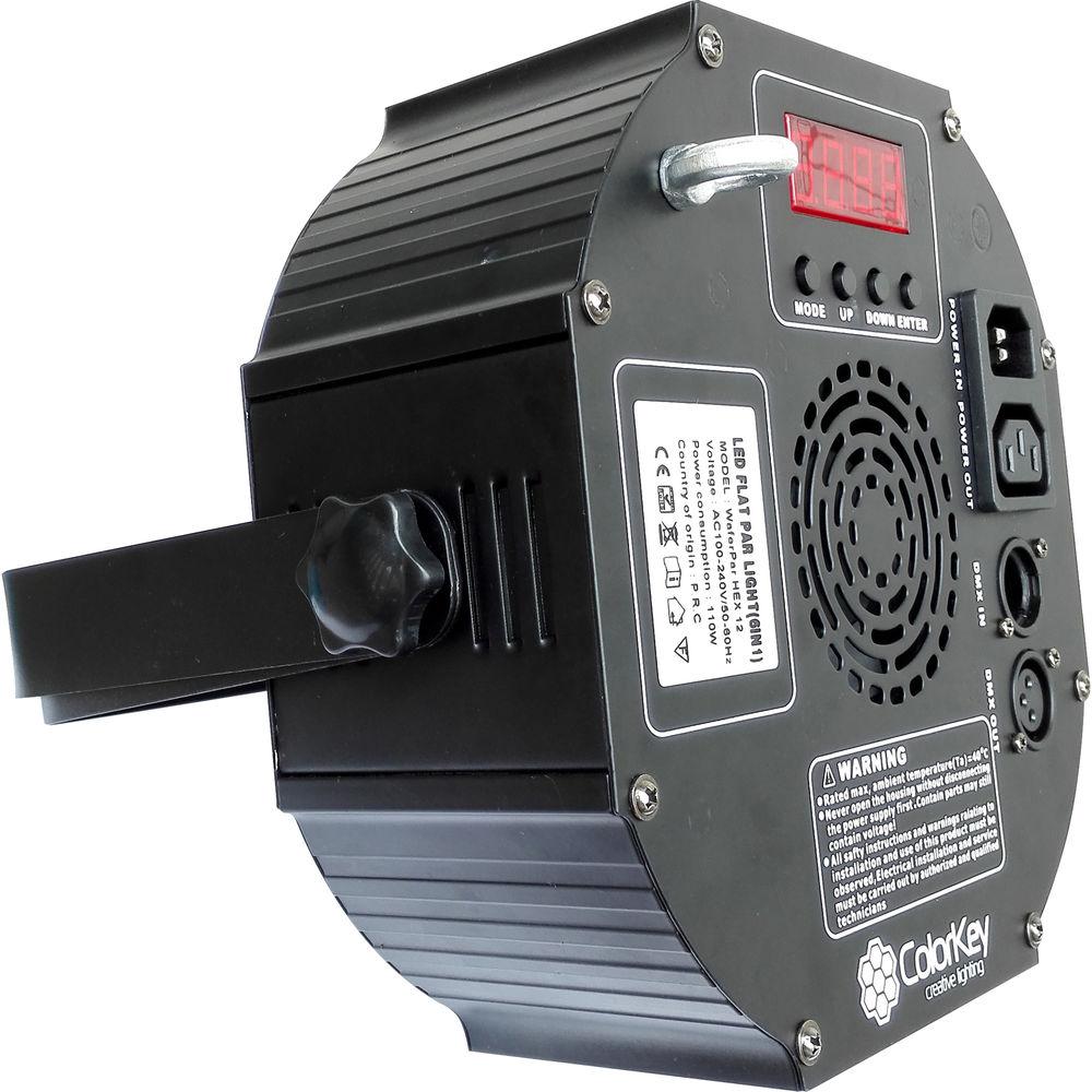 ColorKey WaferPar HEX 12 RGBAW UV LED Wash Light