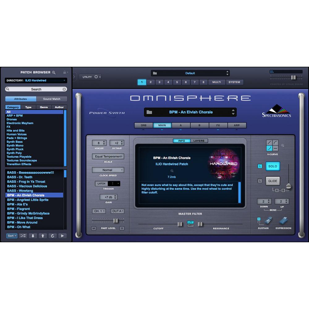 ILIO Hardwired Patch Library for Omnisphere 2