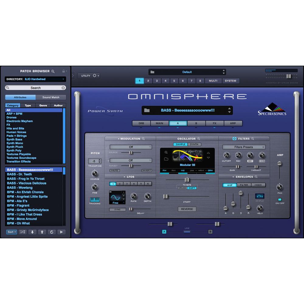 ILIO Hardwired Patch Library for Omnisphere 2