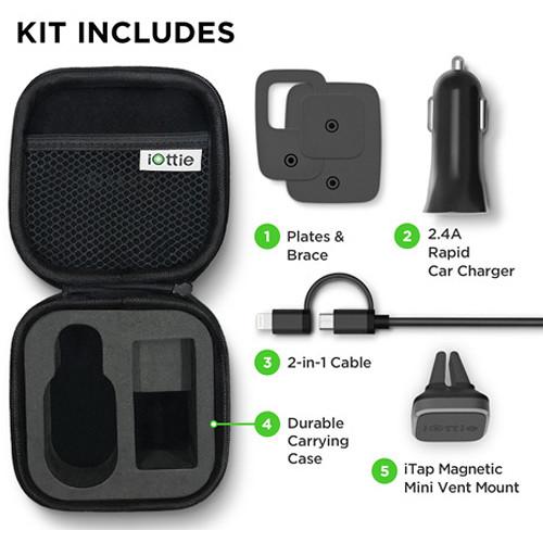 iOttie iTap Magnetic Mounting and Charging Travel Kit