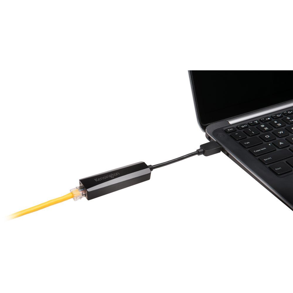 Kensington UA0000E USB 3.1 Gen 1 to Gigabit Ethernet Adapter