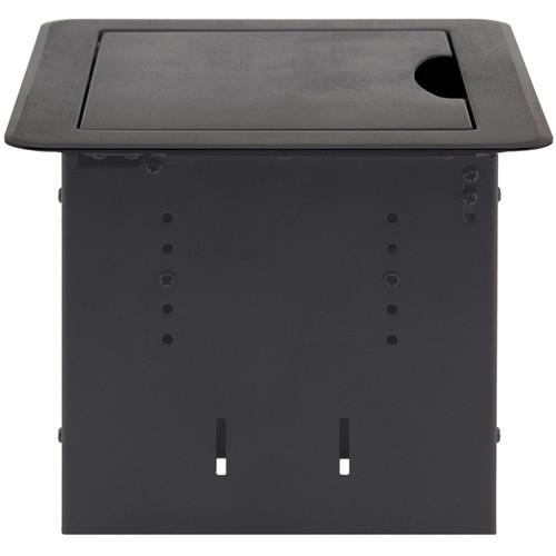 Kramer Table Mount Modular Multi-Connection Solution - Tilt-Up Lid