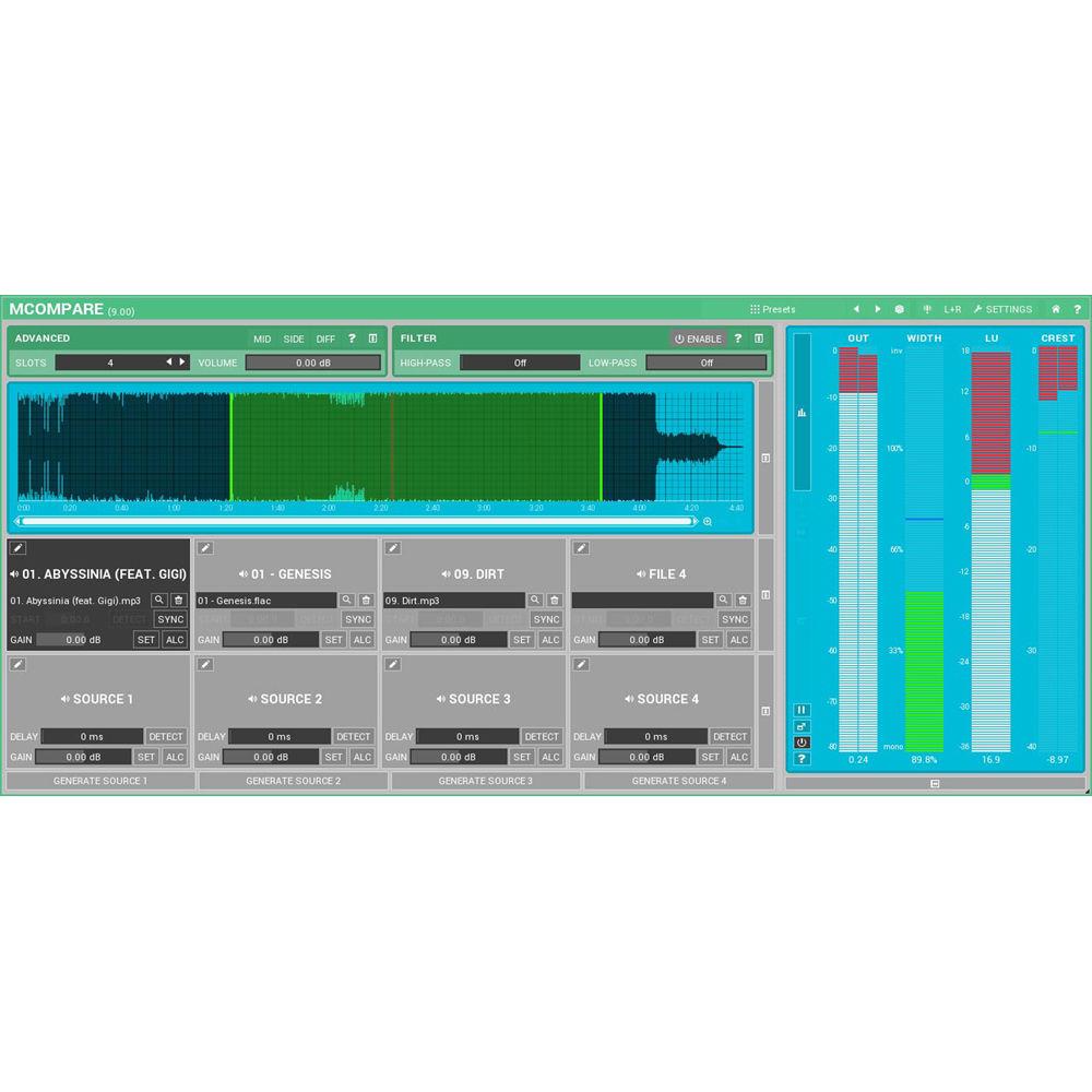 MeldaProduction MCompare - Mixing and Mastering Reference Tool