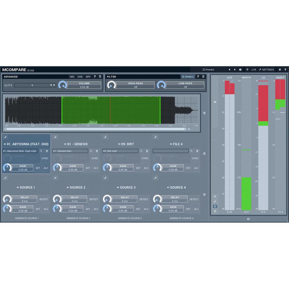MeldaProduction MCompare - Mixing and Mastering Reference Tool