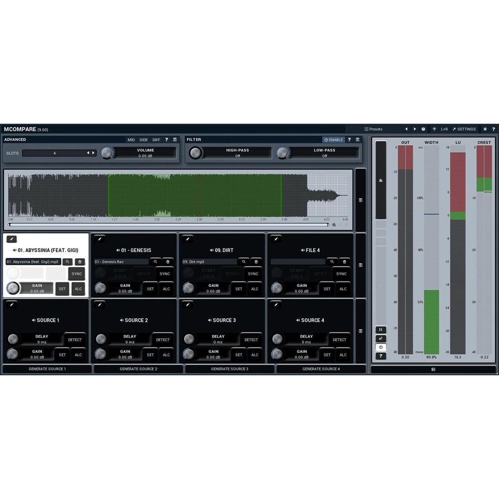 MeldaProduction MCompare - Mixing and Mastering Reference Tool