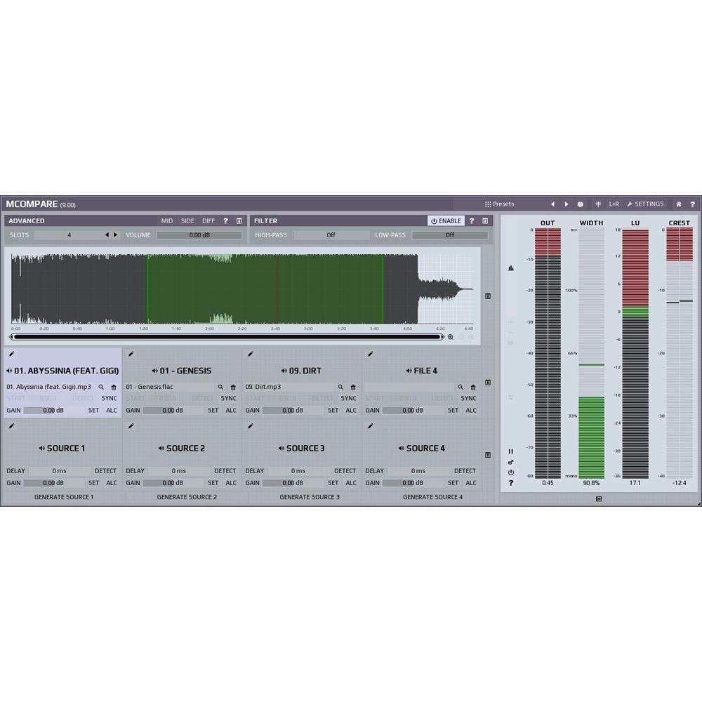 MeldaProduction MCompare - Mixing and Mastering Reference Tool