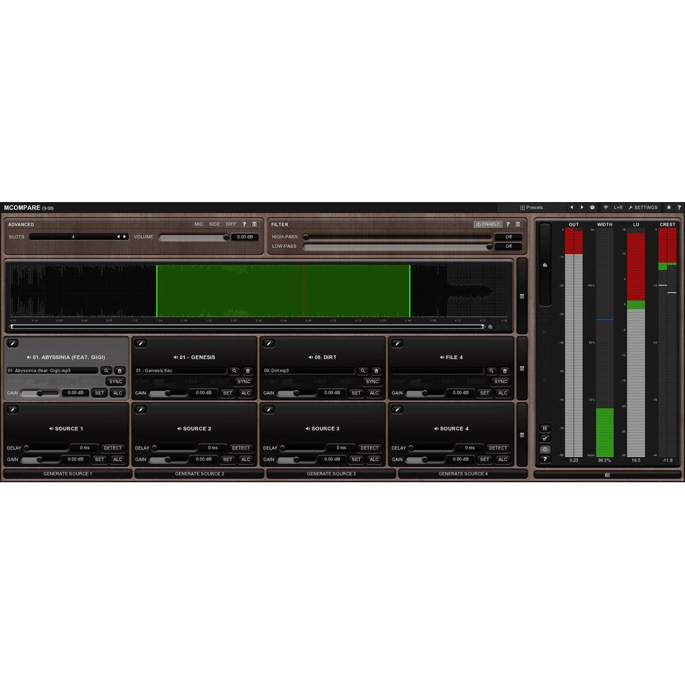 MeldaProduction MCompare - Mixing and Mastering Reference Tool