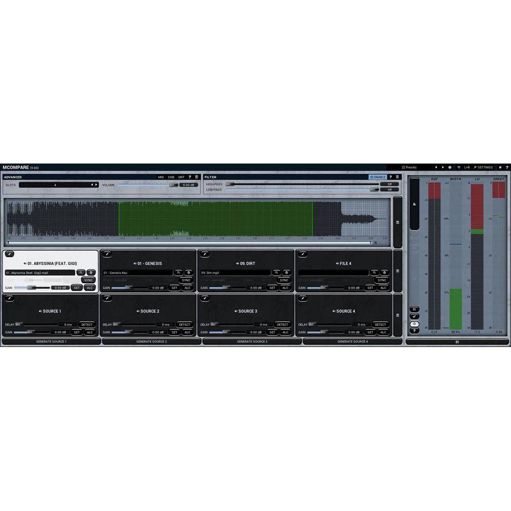 MeldaProduction MCompare - Mixing and Mastering Reference Tool