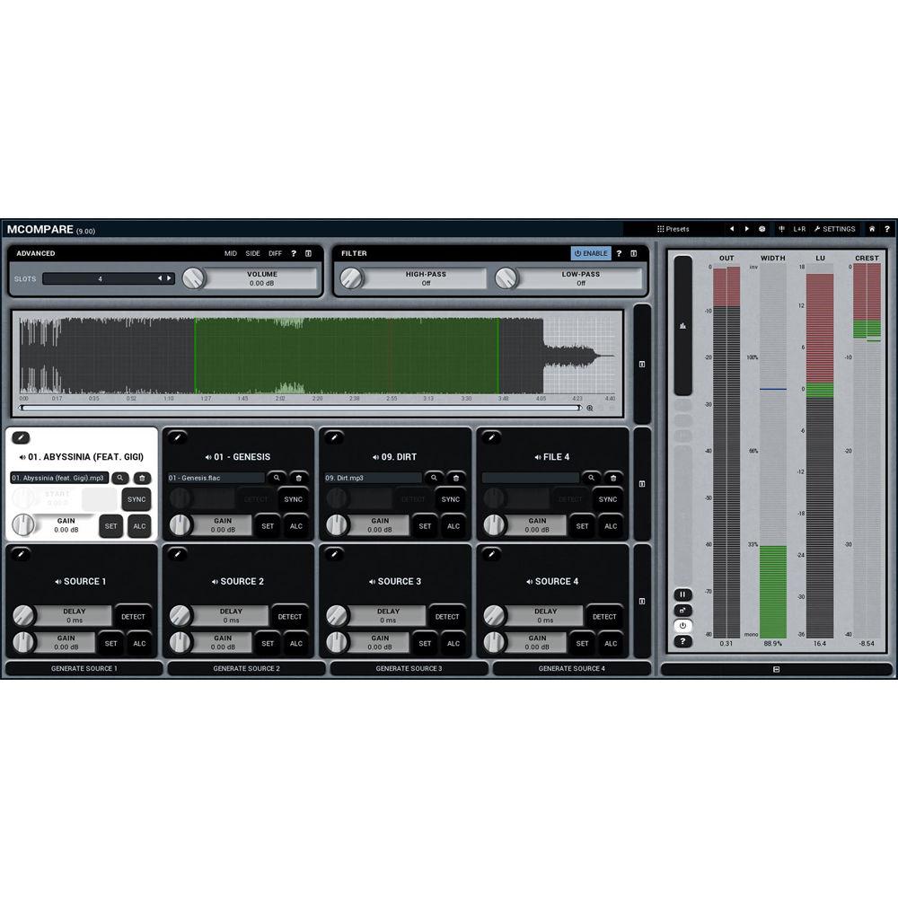 MeldaProduction MCompare - Mixing and Mastering Reference Tool