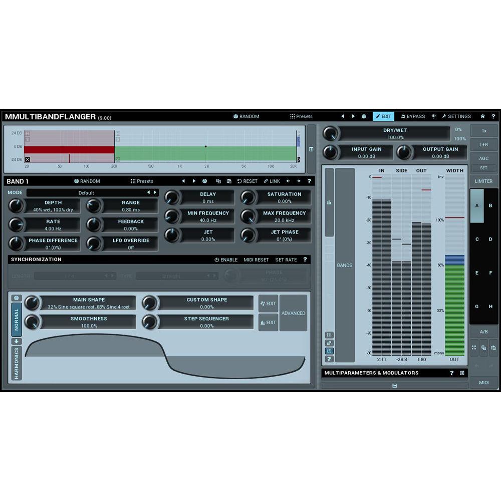 MeldaProduction MMultiBandFlanger - Multiband Flanger Plug-In