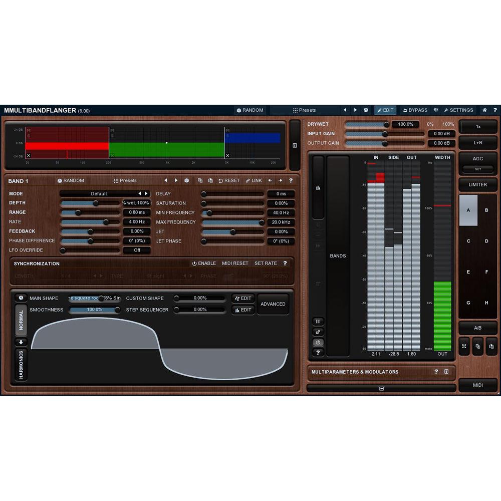MeldaProduction MMultiBandFlanger - Multiband Flanger Plug-In