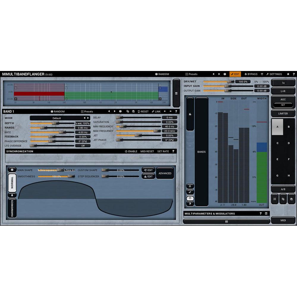 MeldaProduction MMultiBandFlanger - Multiband Flanger Plug-In