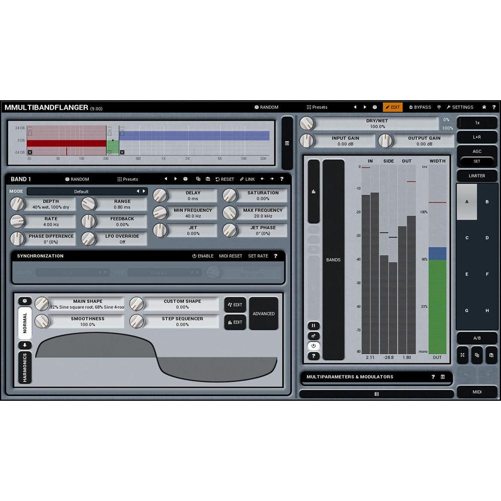 MeldaProduction MMultiBandFlanger - Multiband Flanger Plug-In
