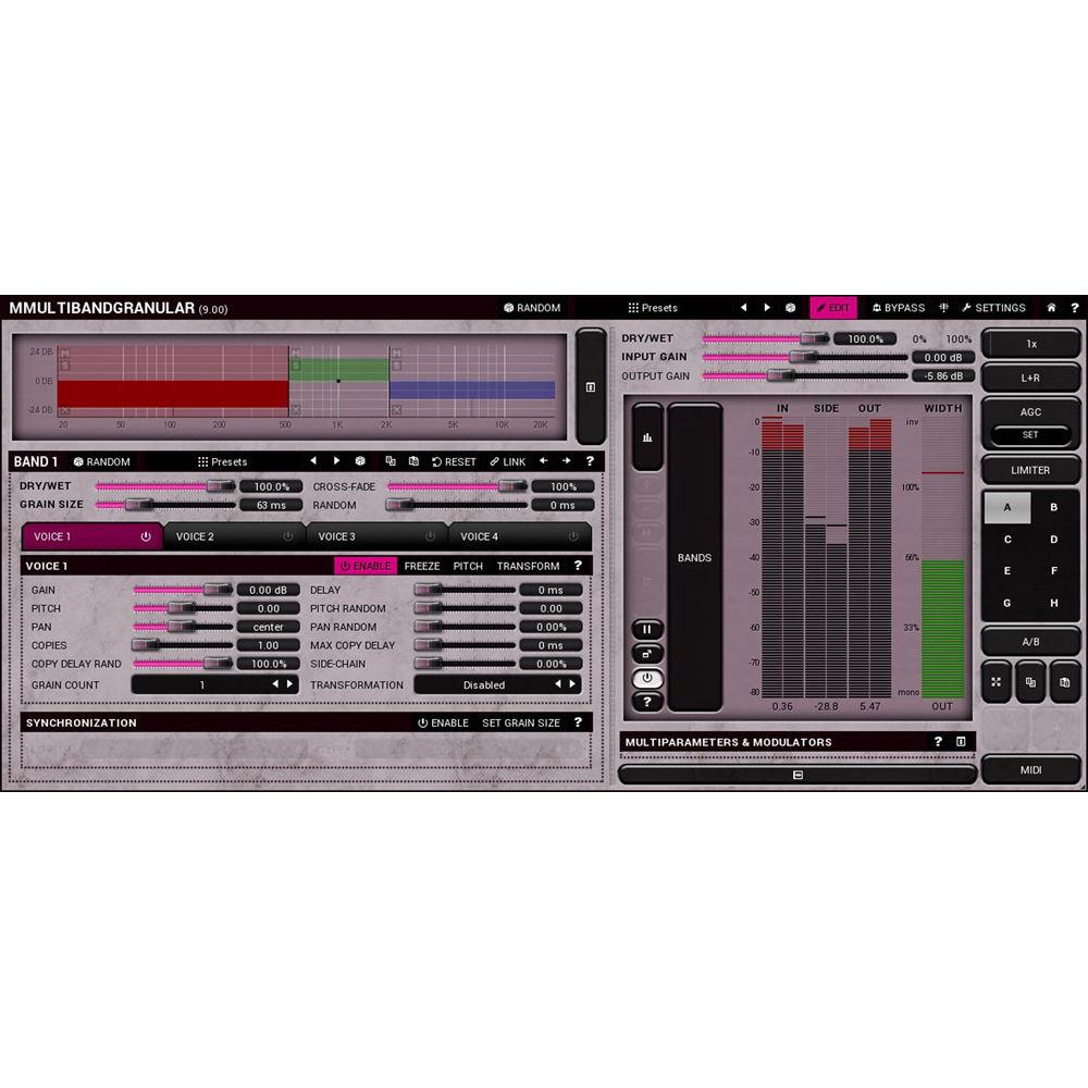 MeldaProduction MMultiBandGranular - Granular Synthesizer Plug-In