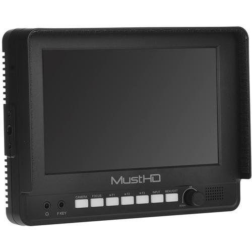 MustHD M700H 7" 1024 x 600 HDMI On-Camera Monitor