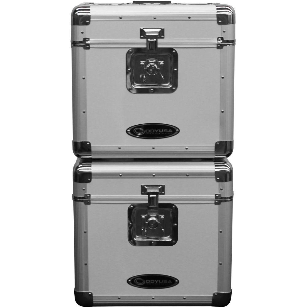 Odyssey Innovative Designs Krom Series KLP2 Stackable Record Utility Case