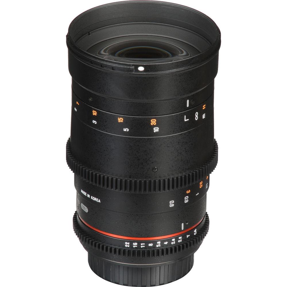 Samyang 135mm T2.2 AS UMC VDSLR II Lens for Canon EF Mount