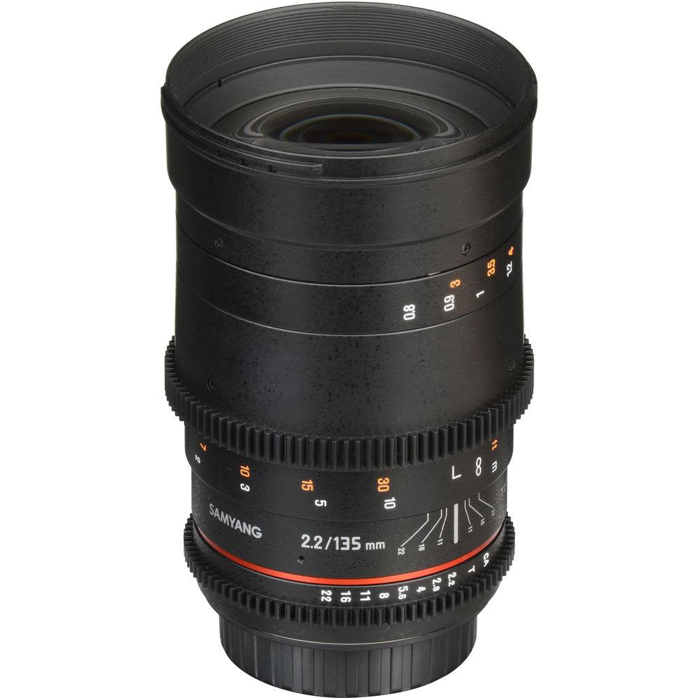 Samyang 135mm T2.2 AS UMC VDSLR II Lens for Canon EF Mount