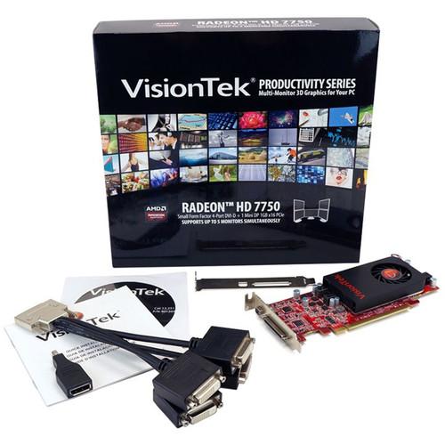 VisionTek Radeon HD 7750 Small Form Factor Graphics Card, VisionTek, Radeon, HD, 7750, Small, Form, Factor, Graphics, Card