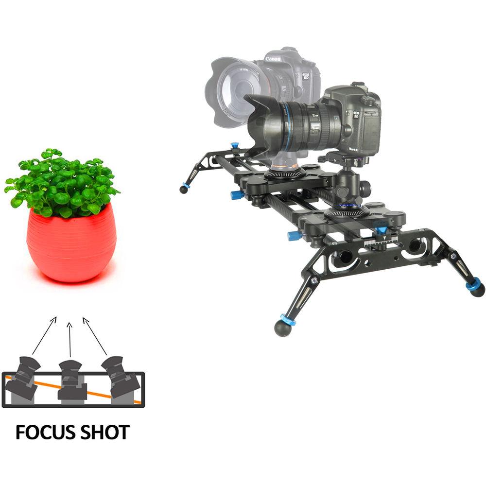 A&J PRO Portable Parallax Camera Slider with Carbon Fiber Rail