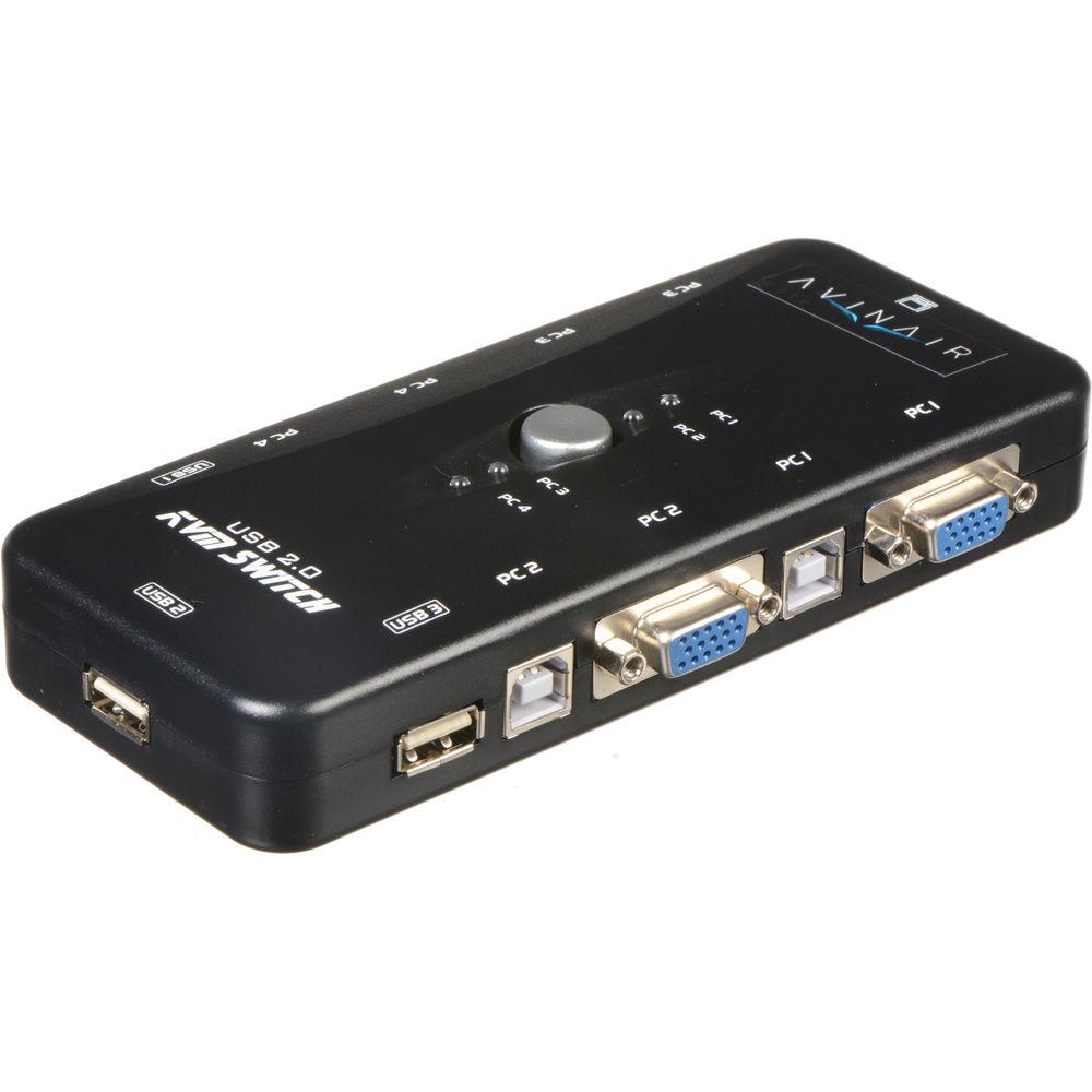 Avinair Spitfire 4-Port KVM Switch