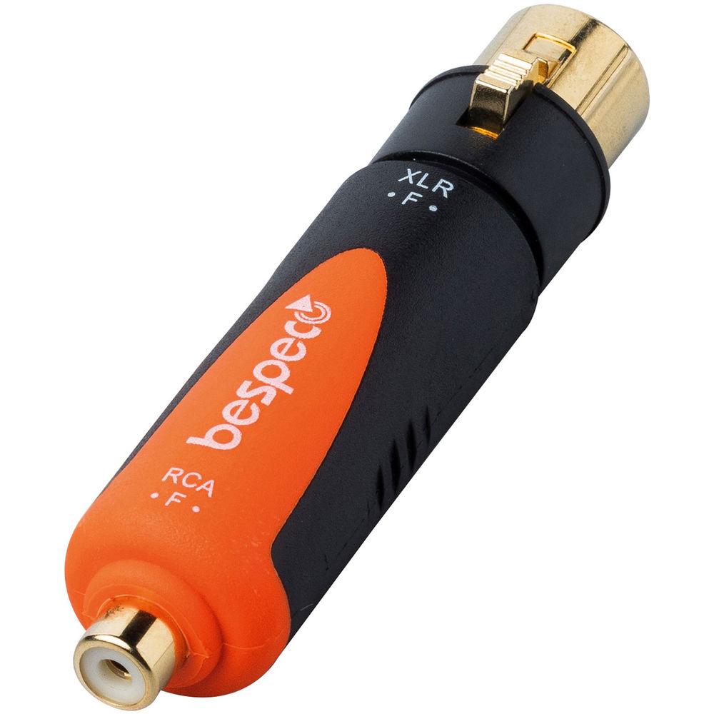 Bespeco SLAD320 XLR Female to RCA Female Silos Adapter