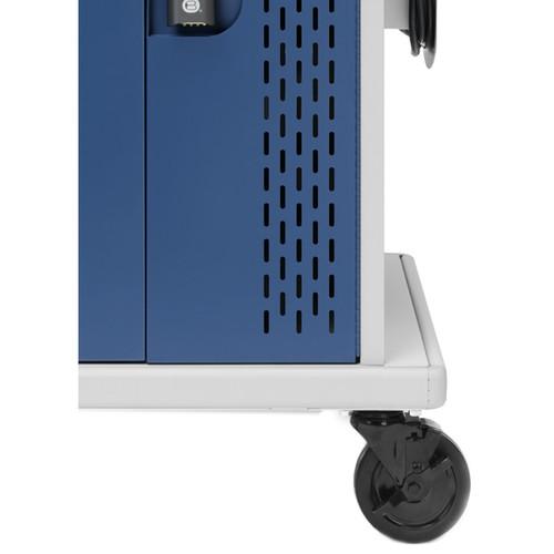 Bretford Core MS Store & Charge Cart with Back Panel and Rollers for 36 Chromebook Devices