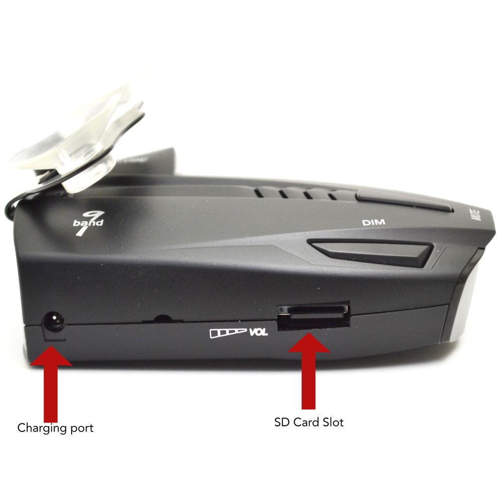 Bush Baby Stealth Radar Detector with Covert 1920 x 1080 Camera