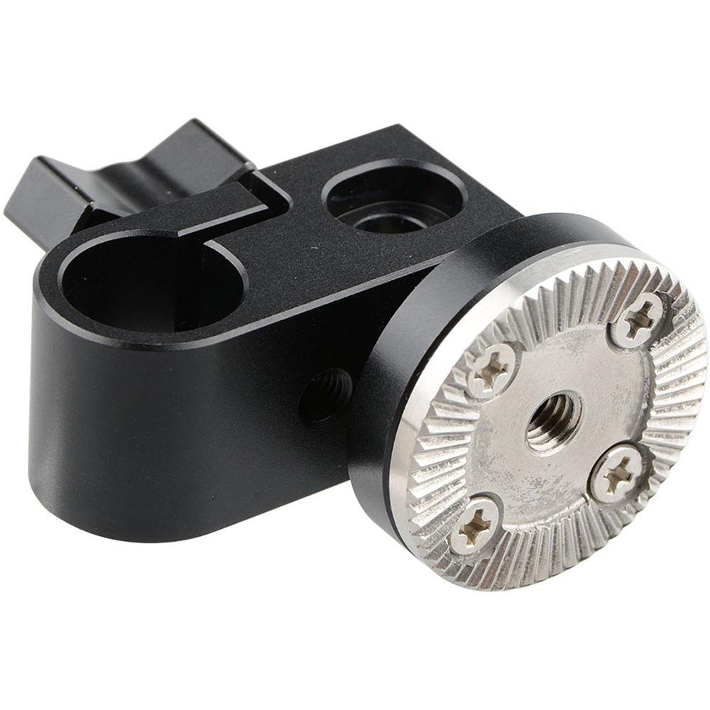 CAMVATE 15mm Single Rod Clamp with ARRI Rosette Mount for Handle Shoulder Rig