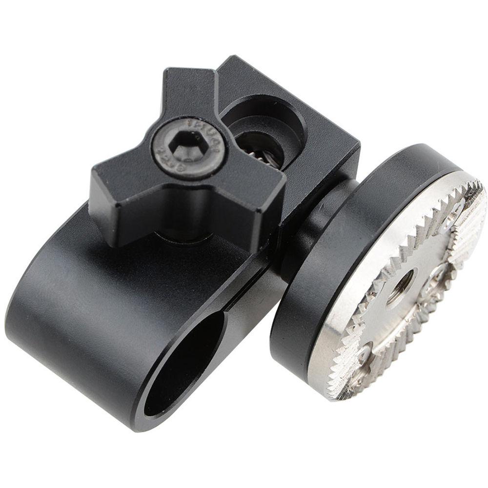 CAMVATE 15mm Single Rod Clamp with ARRI Rosette Mount for Handle Shoulder Rig